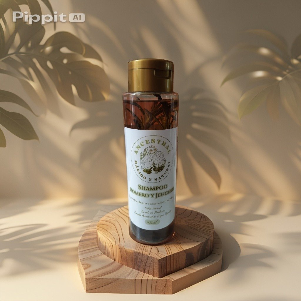 SHAMPOO DE ROMERO Y JENGIBRE
