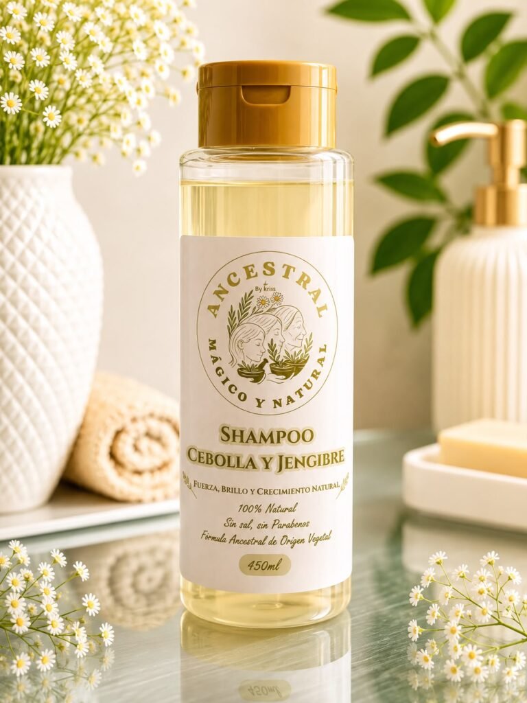 SHAMPOO DE CEBOLLA Y JENGIBRE