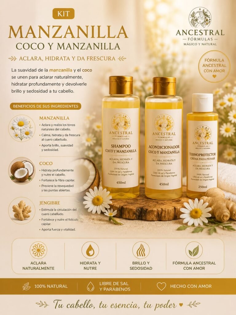 Kit CABELLOS ORO